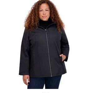 Plus Size Zeroxposur Insulated Black Winter Coat